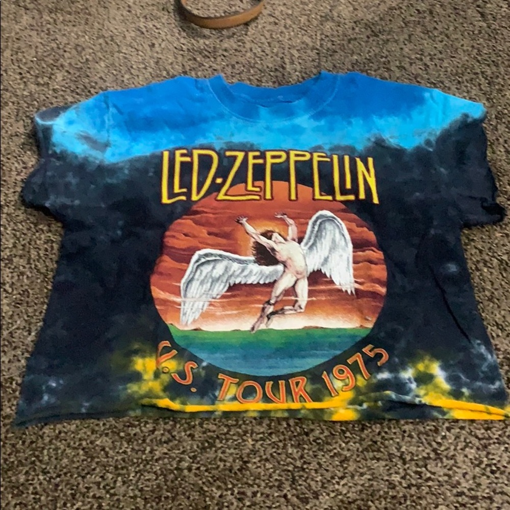 Led Zeppelin crop tee